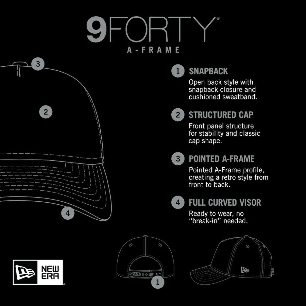 Cincinnati Reds A-Frame 9FORTY Adjustable Hat - Khaki | New Era