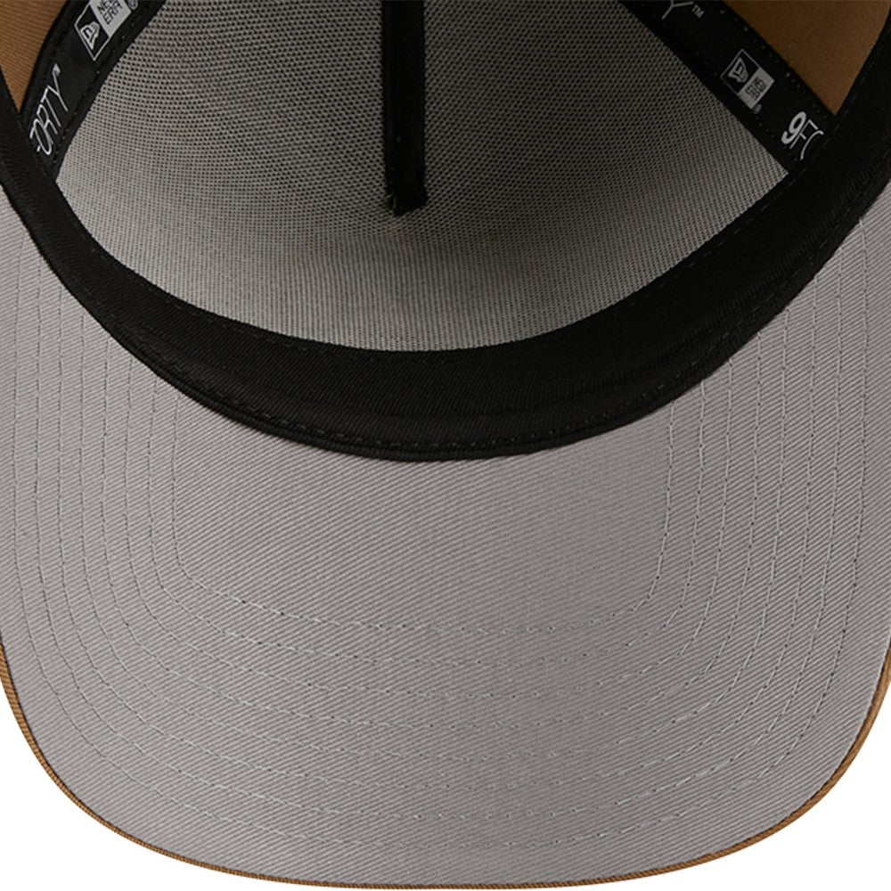 Milwaukee Brewers A-Frame 9FORTY Adjustable Hat - Khaki | New Era