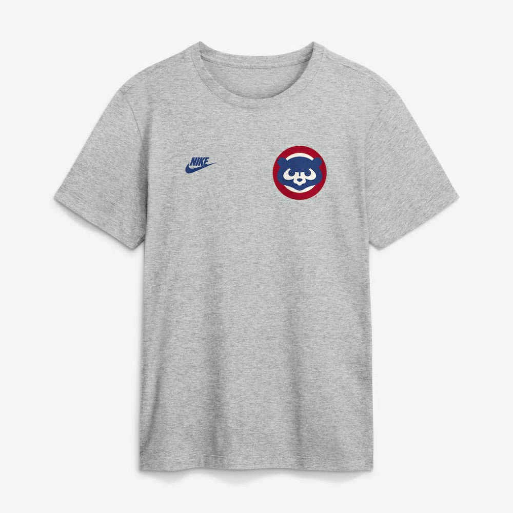 Chicago Cubs Cooperstown 2-Hit T-Shirt - Heather Gray | Nike