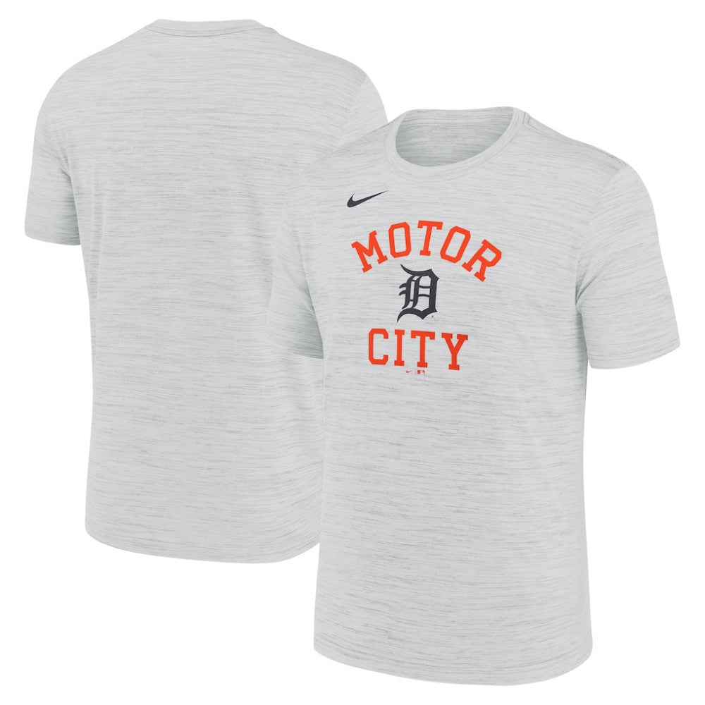 Detroit Tigers Velocity Team Phrase Dri-FIT T-Shirt - Ash | Nike