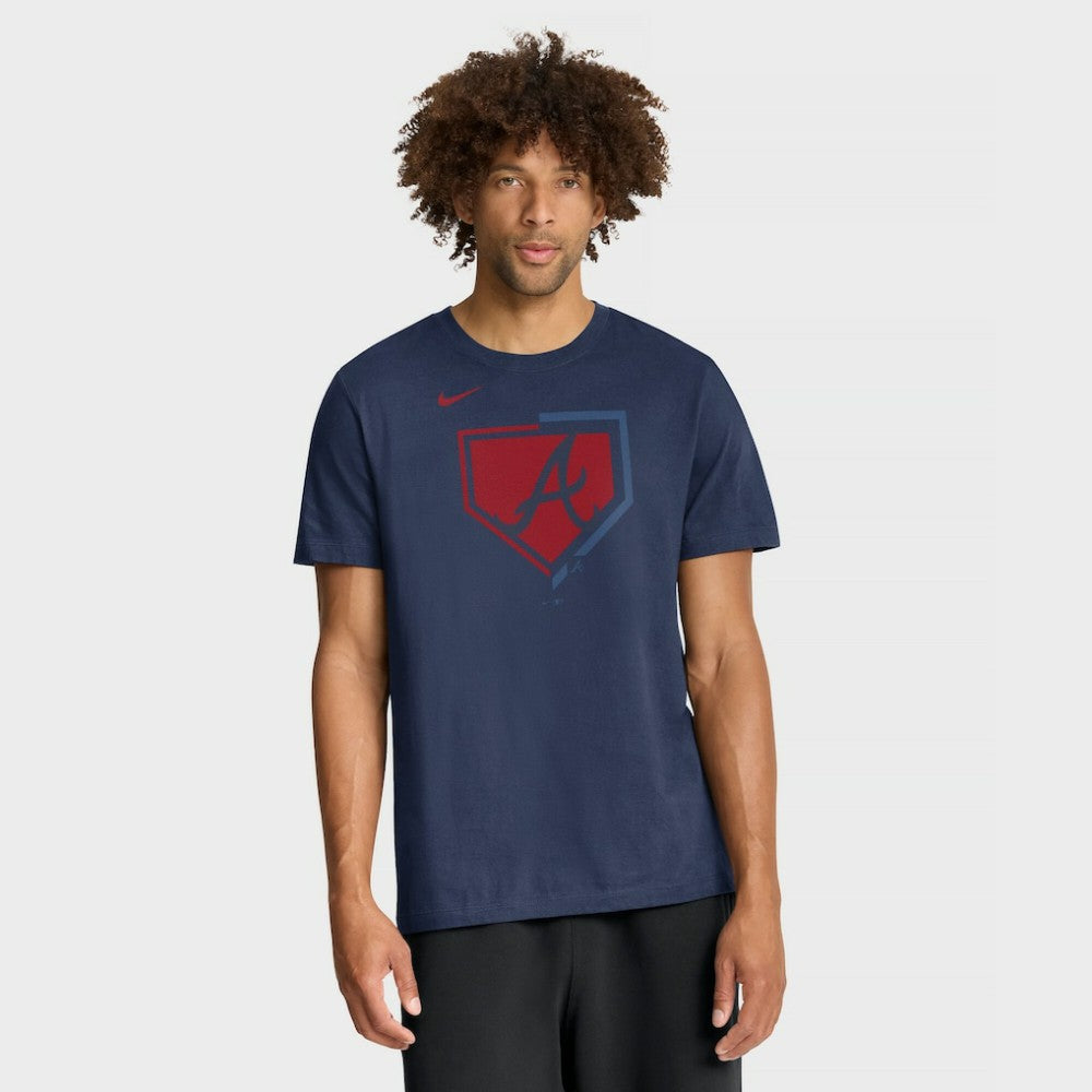 Atlanta Braves Icon T-Shirt - Navy | Nike