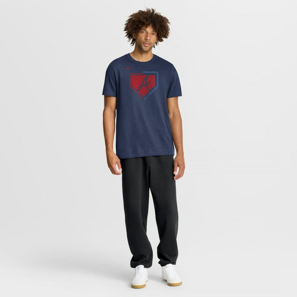 Atlanta Braves Icon T-Shirt - Navy | Nike