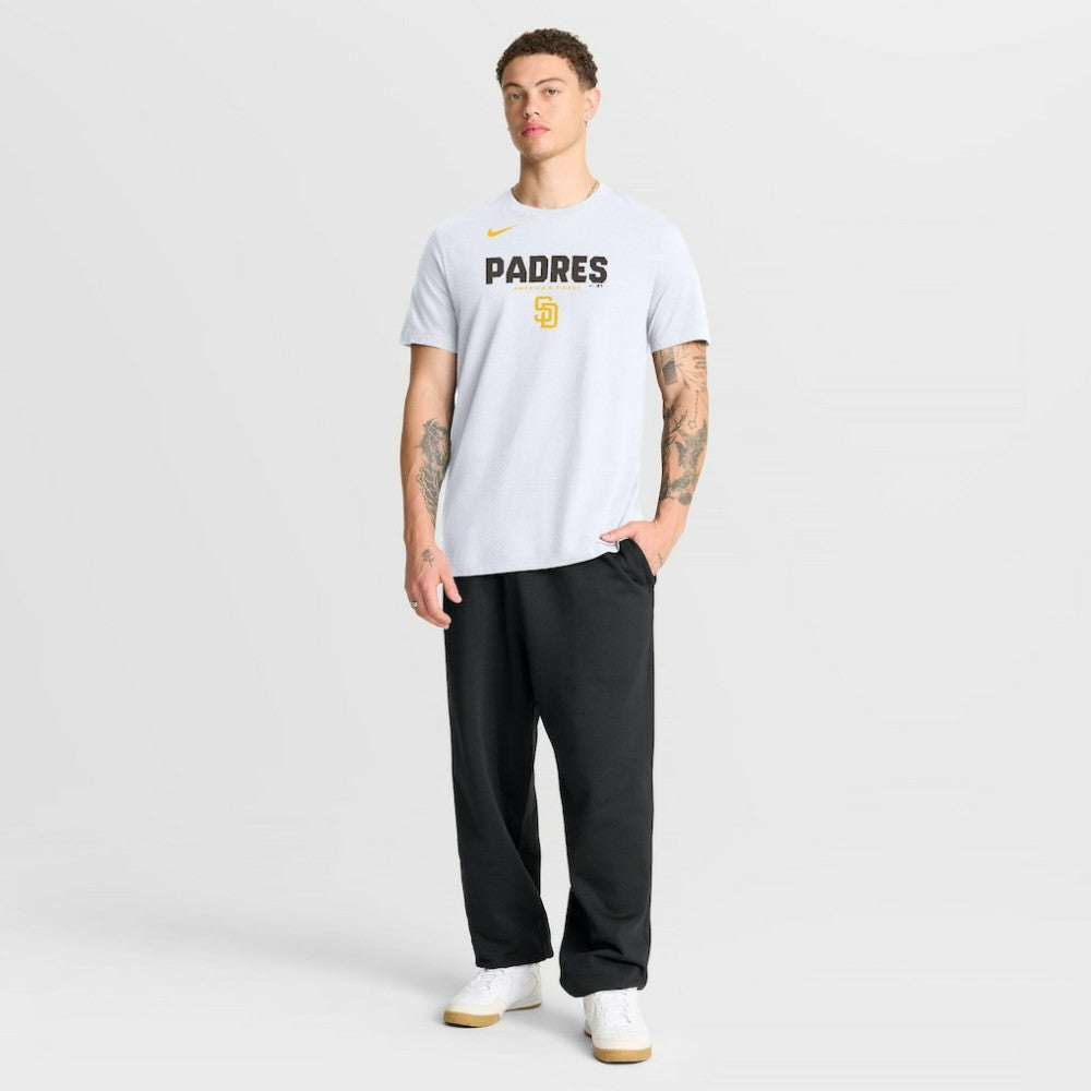 San Diego Padres Bold Team Name T-Shirt - White | Nike