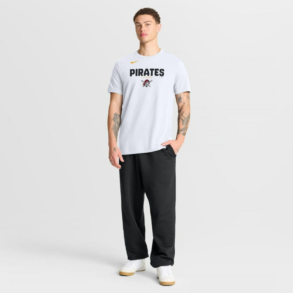 Pittsburgh Pirates Bold Team Name T-Shirt - White | Nike