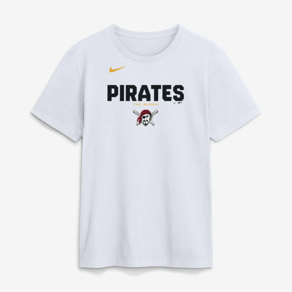 Pittsburgh Pirates Bold Team Name T-Shirt - White | Nike