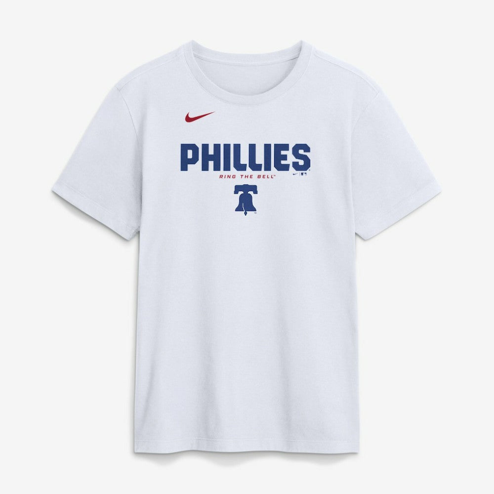 Philadelphia Phillies Bold Team Name T-Shirt - White | Nike