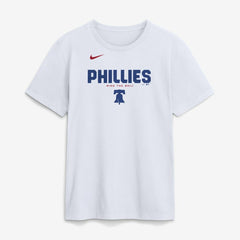 Philadelphia Phillies Bold Team Name T-Shirt - White | Nike
