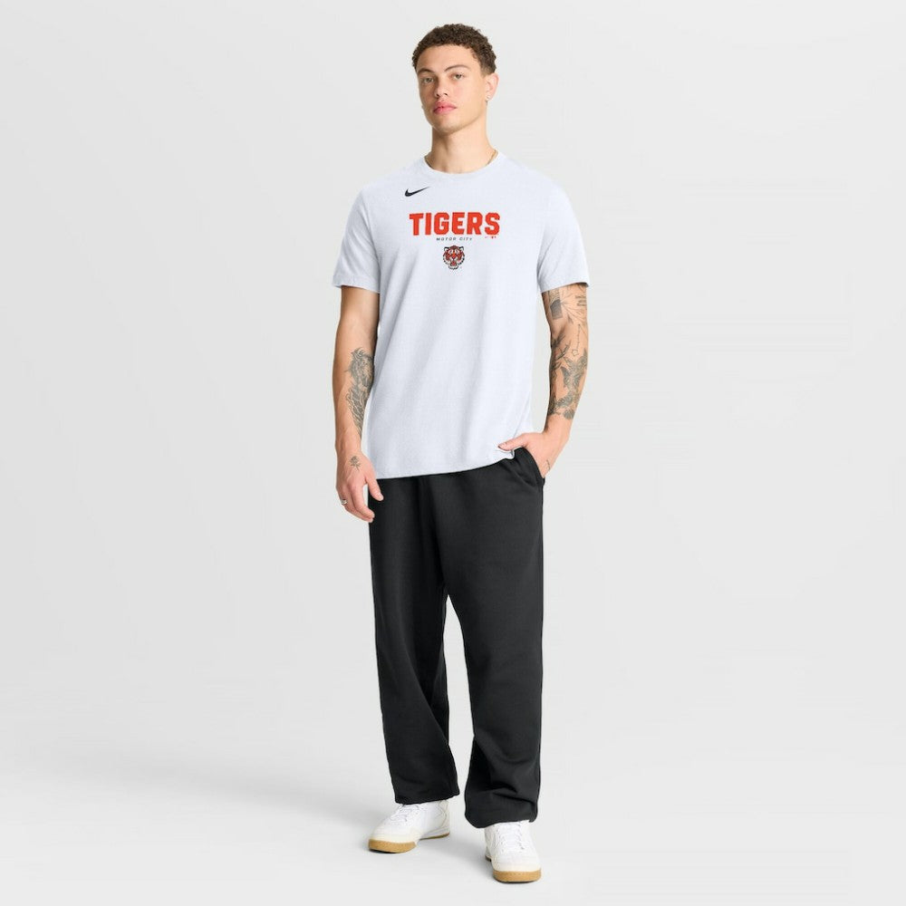 Detroit Tigers Bold Team Name T-Shirt - White | Nike