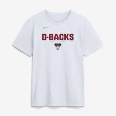 Arizona Diamondbacks Bold Team Name T-Shirt - White | Nike