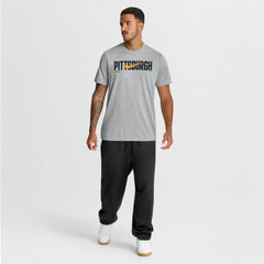 Pittsburgh Pirates Swoosh Legend Dri-FIT T-Shirt - Heather Gray | Nike