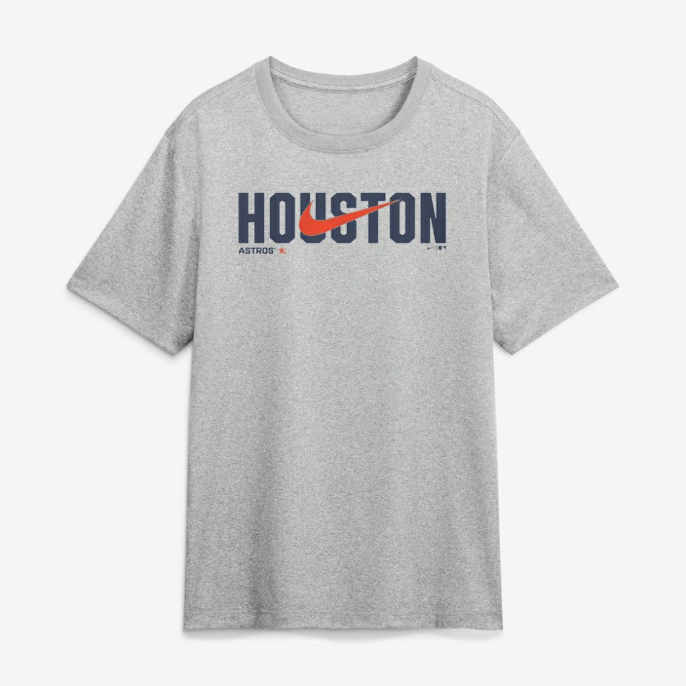 Houston Astros Swoosh Legend Dri-FIT T-Shirt - Heather Gray | Nike