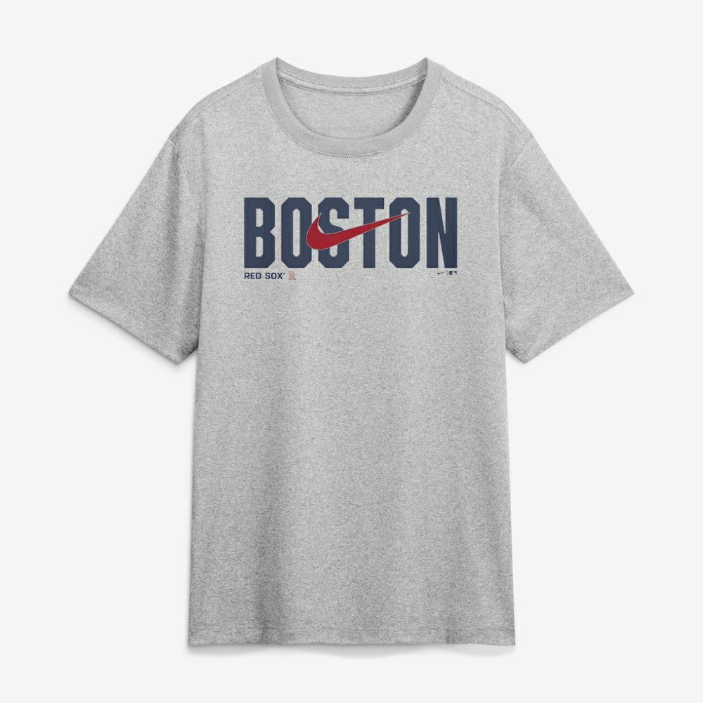 Boston Red Sox Swoosh Legend Dri-FIT T-Shirt - Heather Gray | Nike