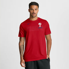 Philadelphia Phillies Knockout Team Legend Dri-FIT T-Shirt - Red | Nike