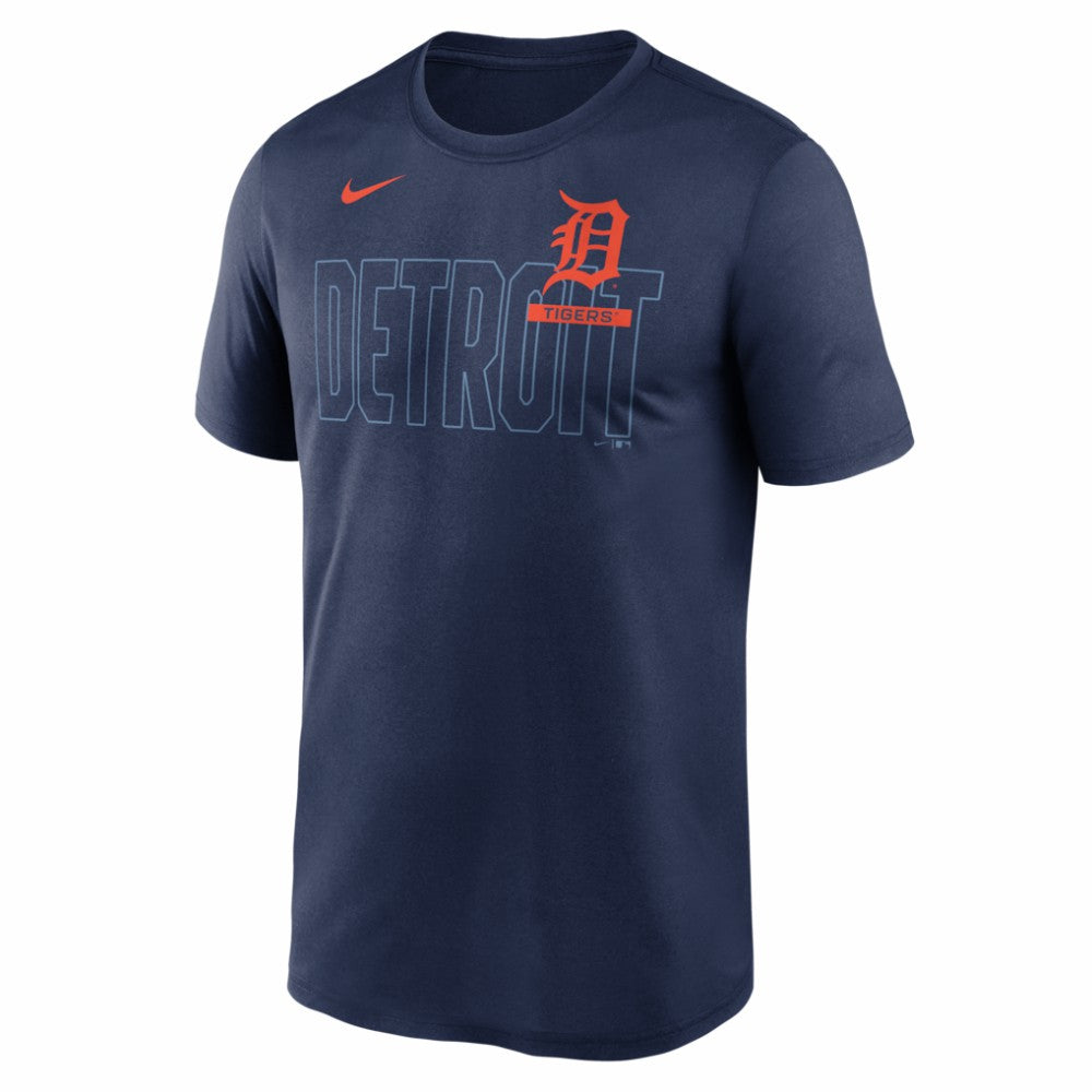 Detroit Tigers Knockout Team Legend Dri-FIT T-Shirt - Navy | Nike