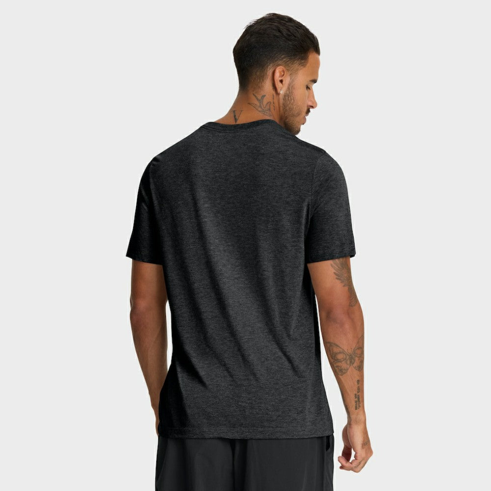Baltimore Orioles Stacked Tri-Blend T-Shirt - Heather Black | Nike