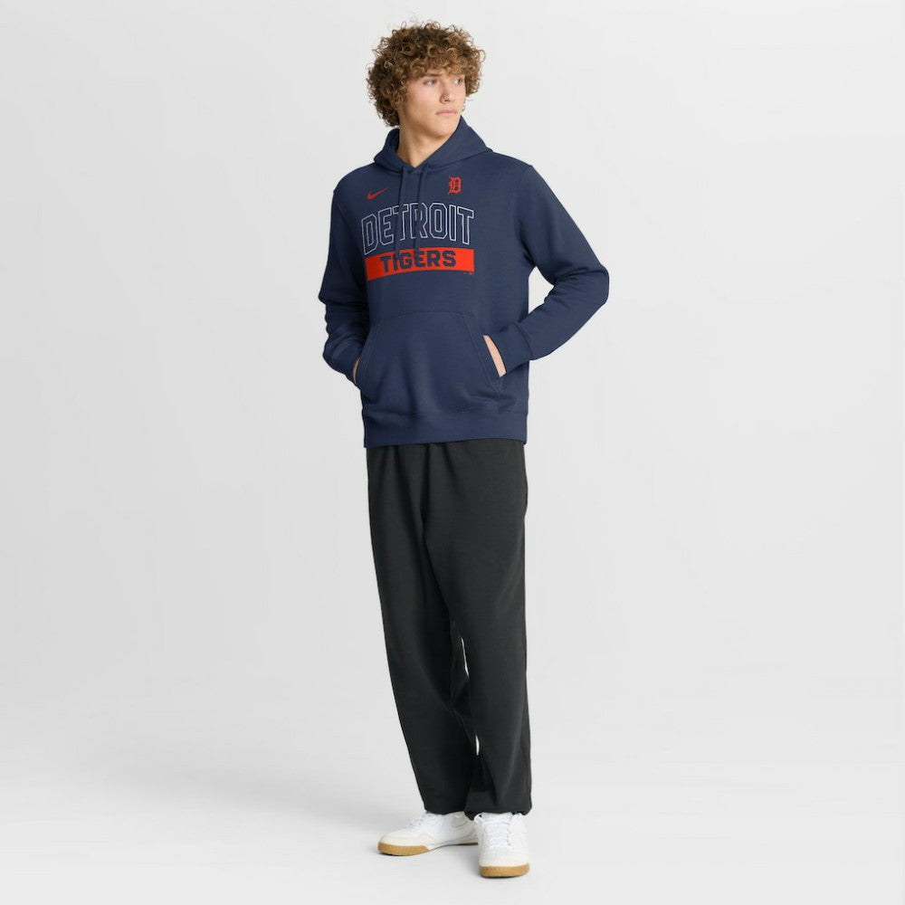 Detroit Tigers Primetime Club Hoodie - Navy | Nike