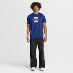 Philadelphia Phillies Tri-Blend Logo T-Shirt - Royal | Nike