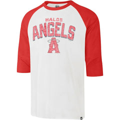 Los Angeles Angels City Connect Crescent Franklin Raglan 3/4-Sleeve T-Shirt - Cream | 47 brand