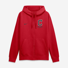 Cleveland Guardians Primetime Lockup Full-Zip Hoodie - Red | Nike