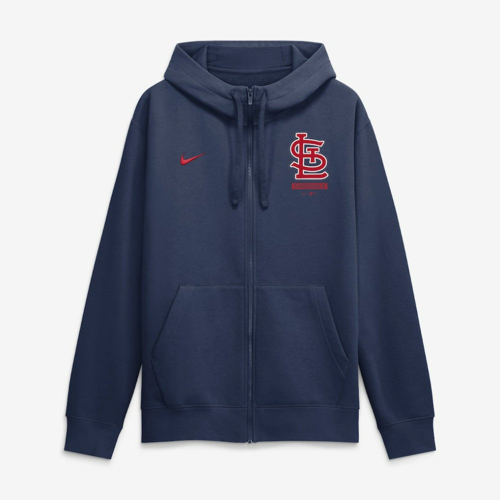 St. Louis Cardinals Primetime Lockup Full-Zip Hoodie - Navy | Nike