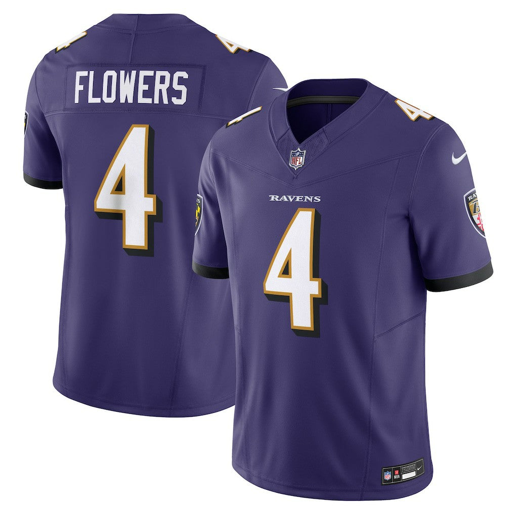NFL Baltimore Ravens Zay Flowers  Vapor F.U.S.E. Limited Jersey