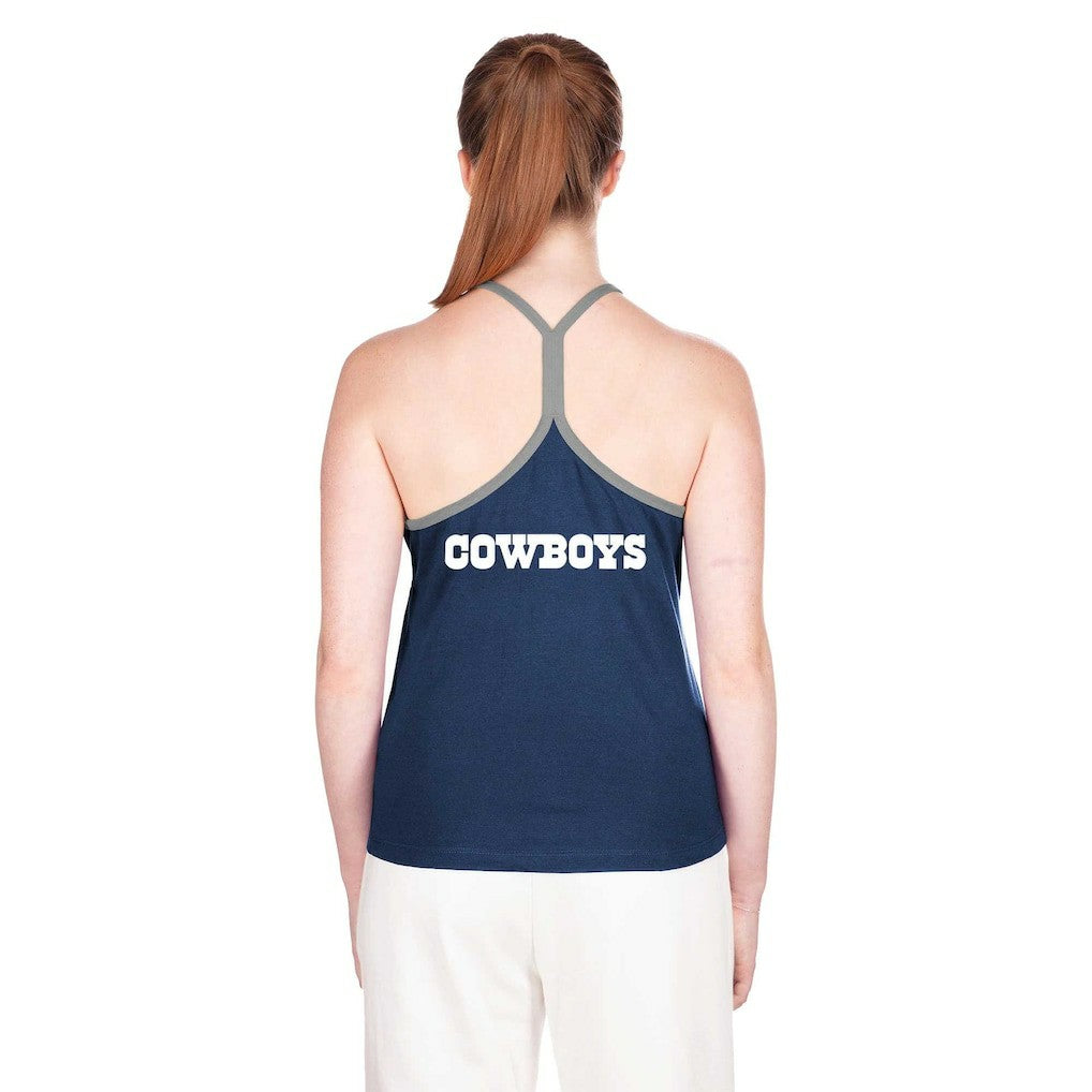 NFL Dallas Cowboys Women's Ribbed Racerback Tank Top