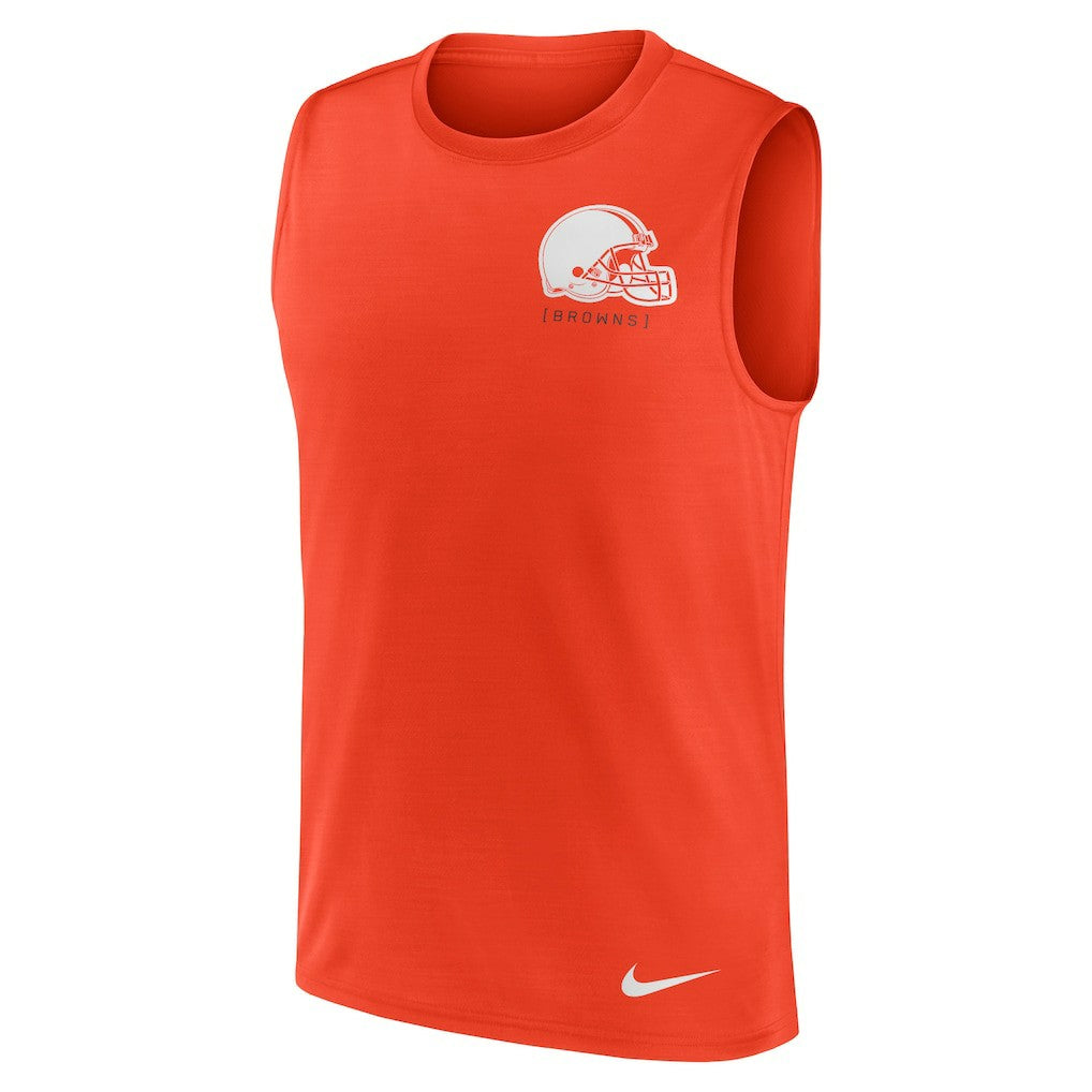 NFL Cleveland Browns Large Logo Lightweight Dri-FIT Muscle Tank Top