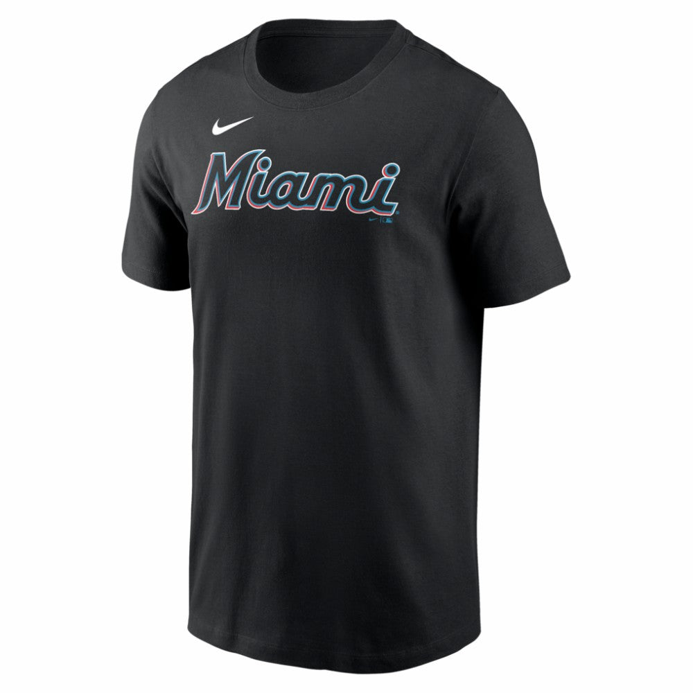 Sandy Alcantara Miami Marlins Home Name & Number T-Shirt - Black | Nike