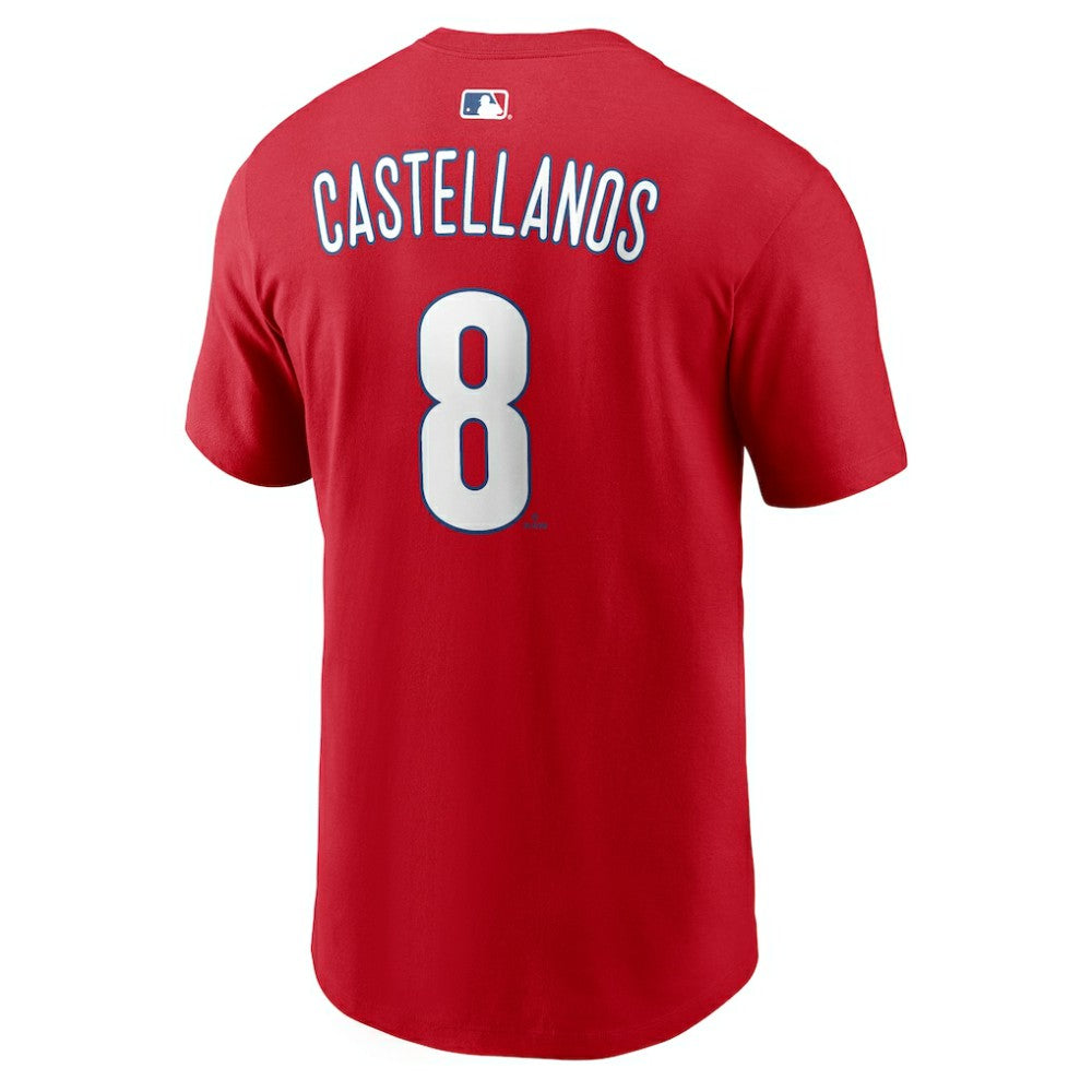 Nick Castellanos Philadelphia Phillies  Name & Number T-Shirt - Red | Nike