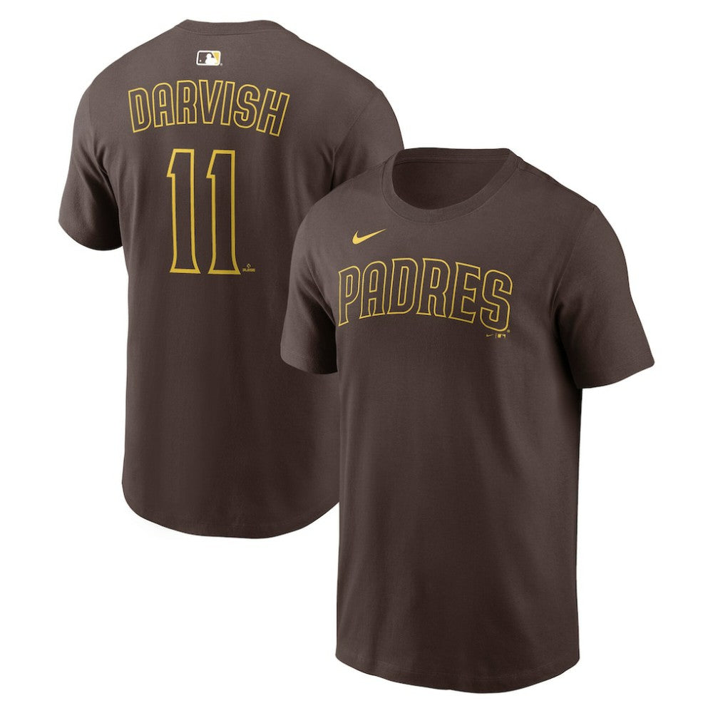 Yu Darvish San Diego Padres  Name & Number T-Shirt - Brown | Nike