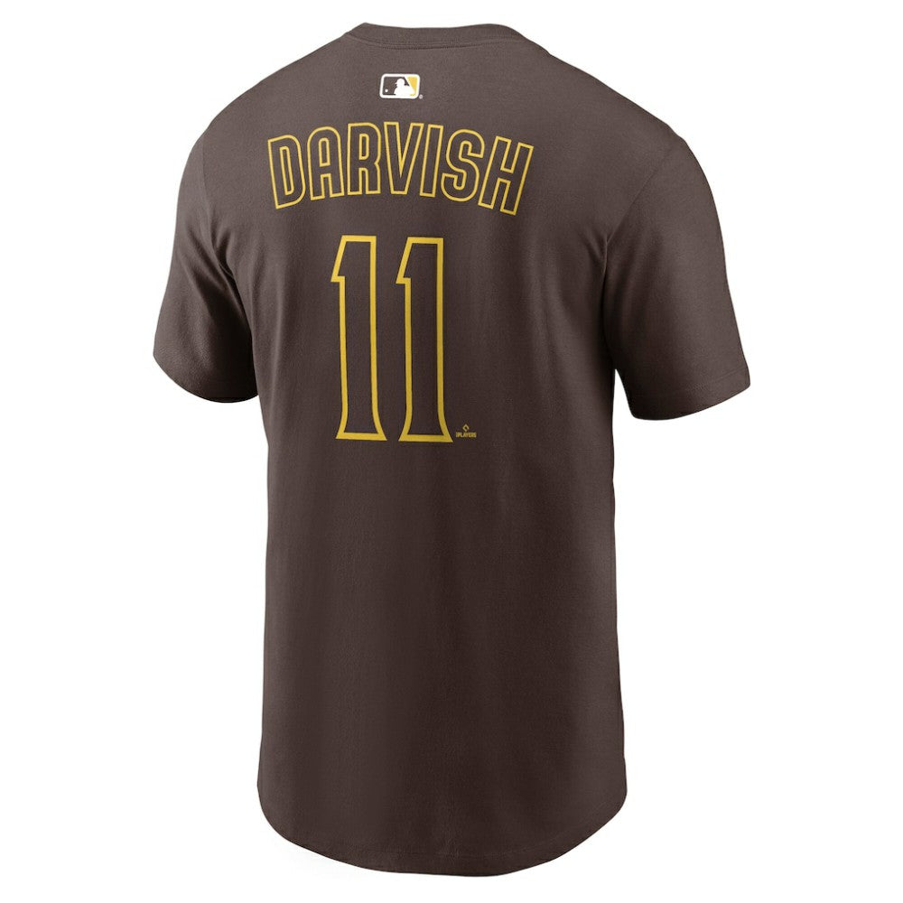 Yu Darvish San Diego Padres  Name & Number T-Shirt - Brown | Nike