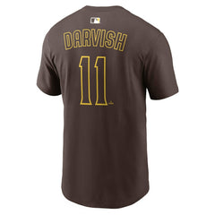 Yu Darvish San Diego Padres  Name & Number T-Shirt - Brown | Nike