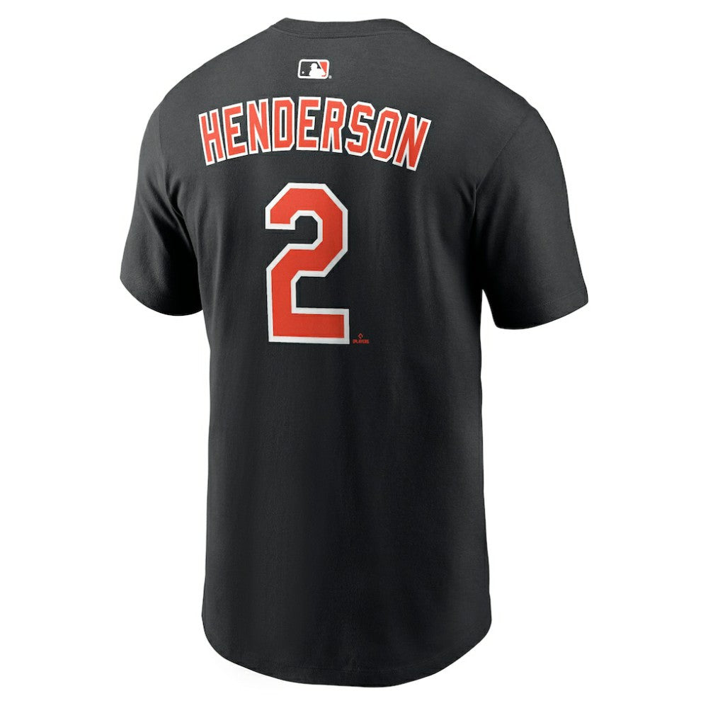 Gunnar Henderson Baltimore Orioles Name & Number T-Shirt - Black | Nike