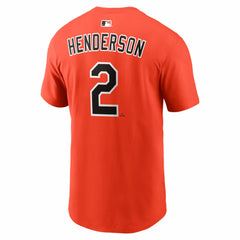 Gunnar Henderson Baltimore Orioles  Name & Number T-Shirt - Orange | Nike