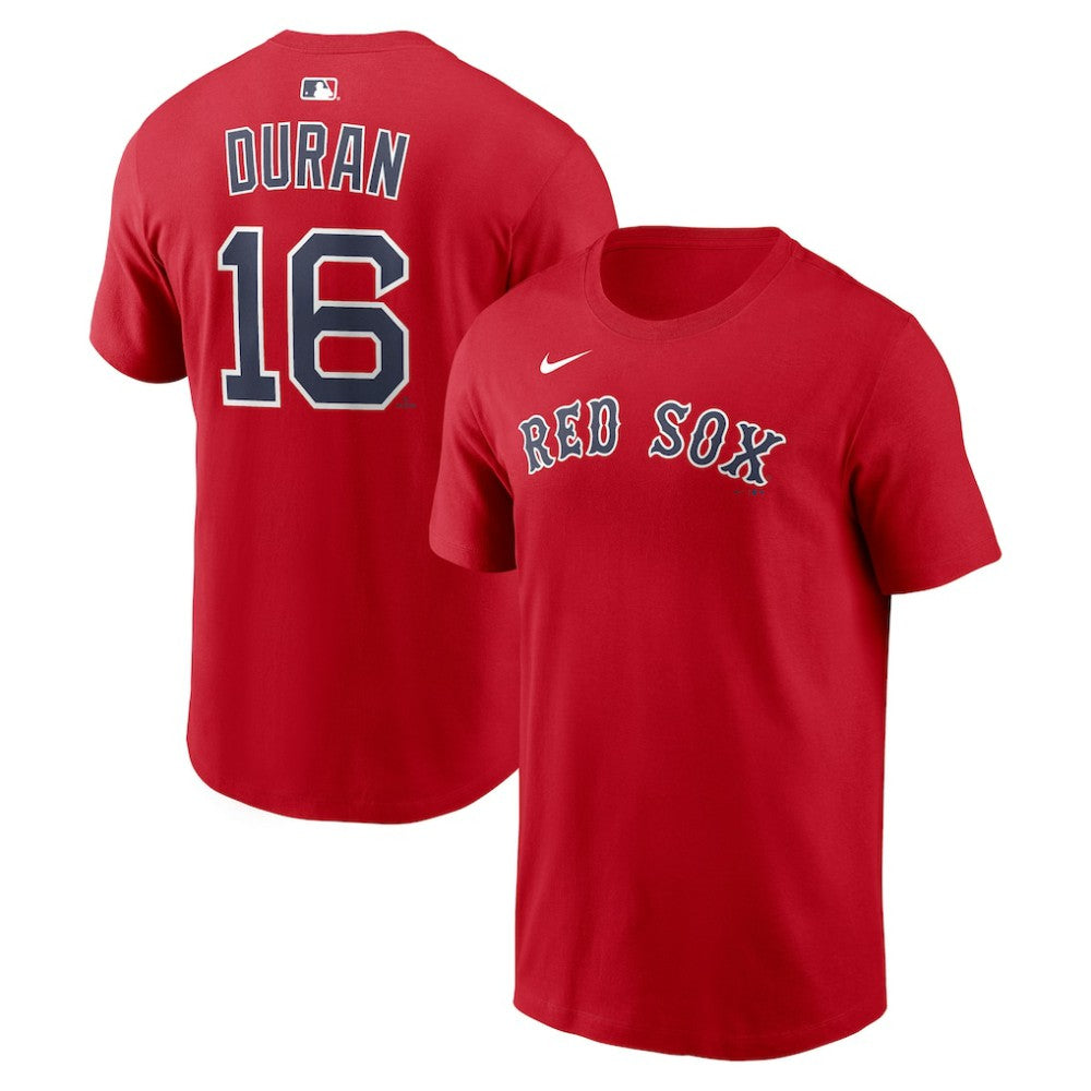 Jarren Duran Boston Red Sox Name & Number T-Shirt - Red | Nike
