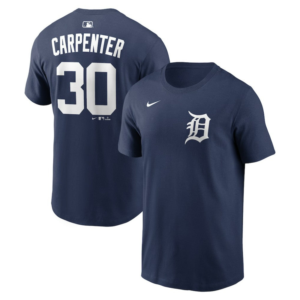 Kerry Carpenter Detroit Tigers Home Name & Number T-Shirt - Navy | Nike