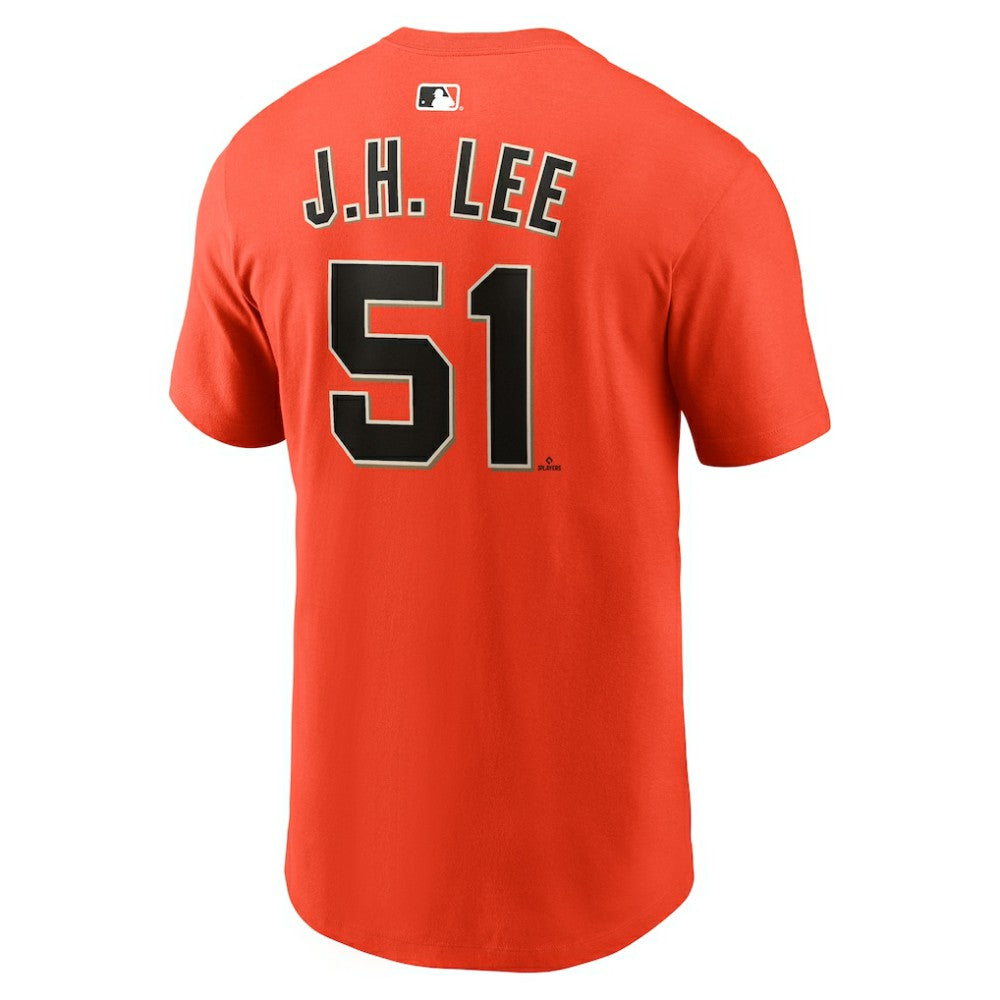 Jung Hoo Lee San Francisco Giants Name & Number T-Shirt - Orange | Nike
