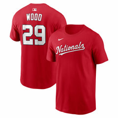 James Wood Washington Nationals Home Name & Number T-Shirt - Red | Nike