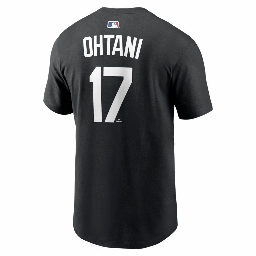 Shohei Ohtani Los Angeles Dodgers Name & Number T-Shirt - Black | Nike