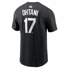 Shohei Ohtani Los Angeles Dodgers Name & Number T-Shirt - Black | Nike