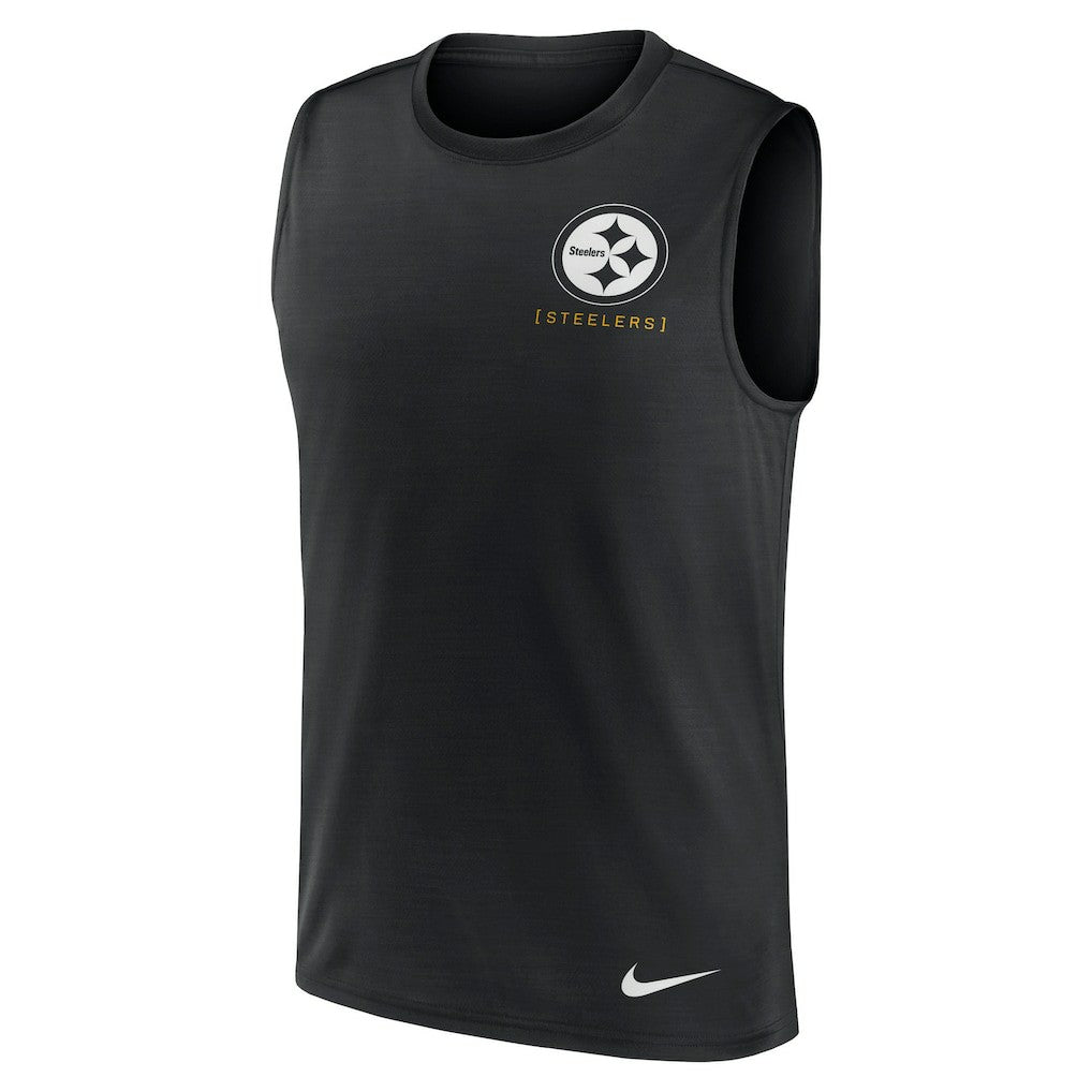 NFL Pittsburgh Steelers Large Logo Lightweight Dri-FIT Muscle Tank Top