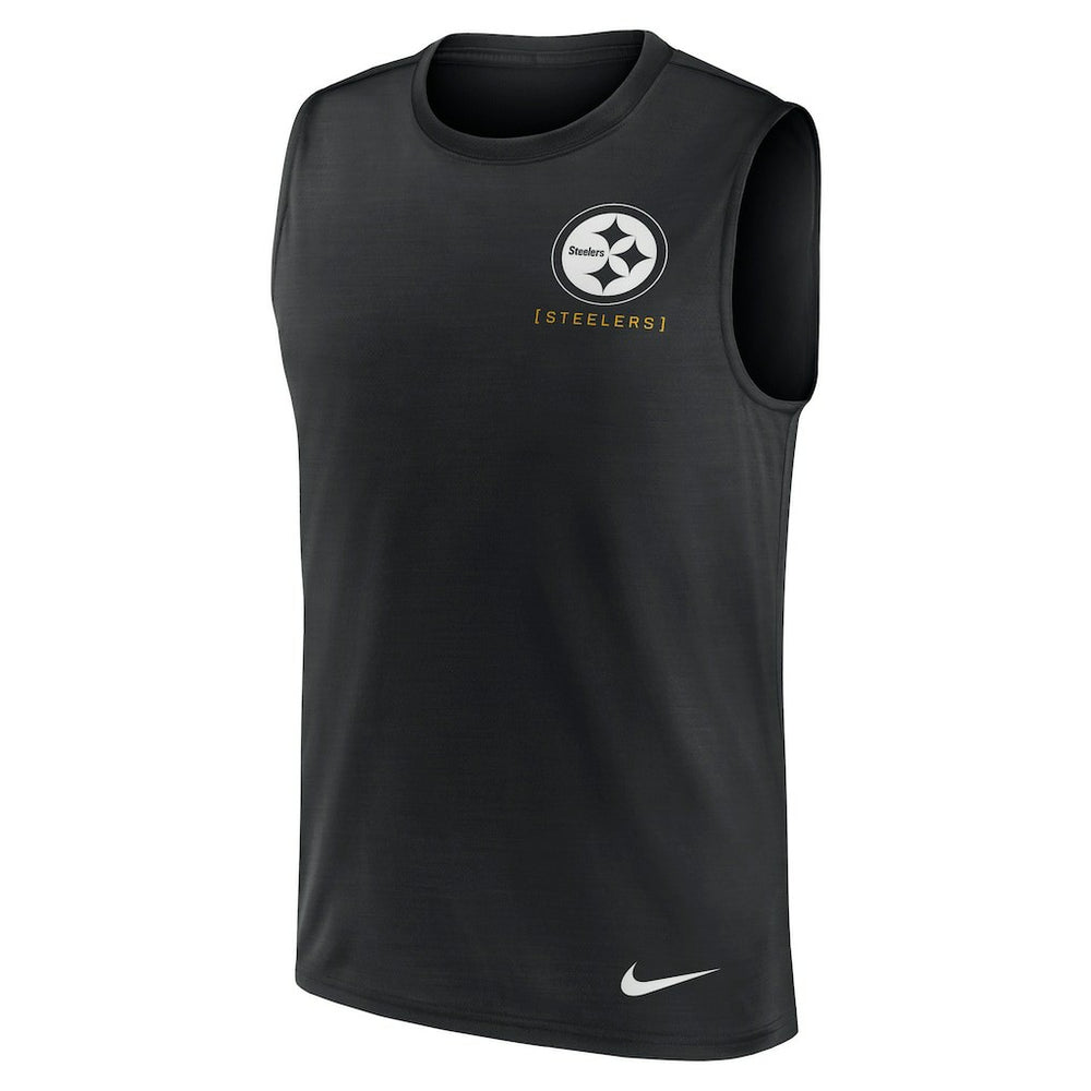 NFL Pittsburgh Steelers Large Logo Lightweight Dri-FIT Muscle Tank Top