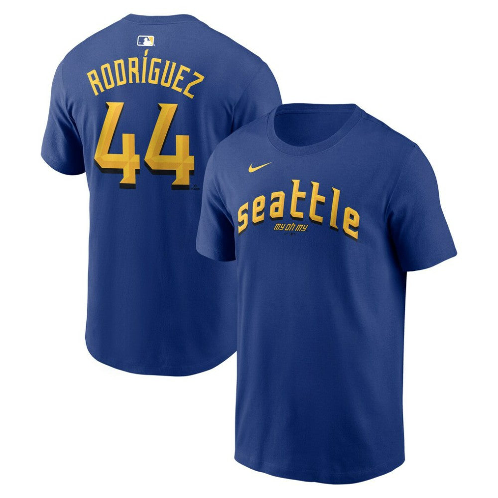 Julio Rodríguez Seattle Mariners City Connect Name & Number T-Shirt - Royal | Nike