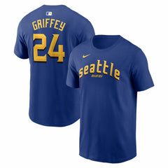 Ken Griffey Jr. Seattle Mariners City Connect Name & Number T-Shirt - Royal | Nike