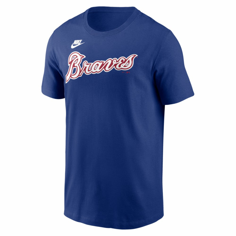 Hank Aaron Atlanta Braves Cooperstown Collection Name & Number T-Shirt - Royal | Nike