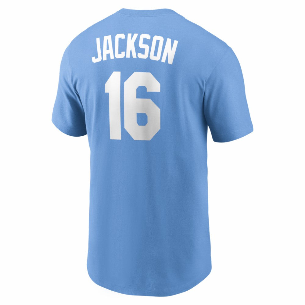 Bo Jackson Kansas City Royals Cooperstown Collection Name & Number T-Shirt - Light Blue | Nike