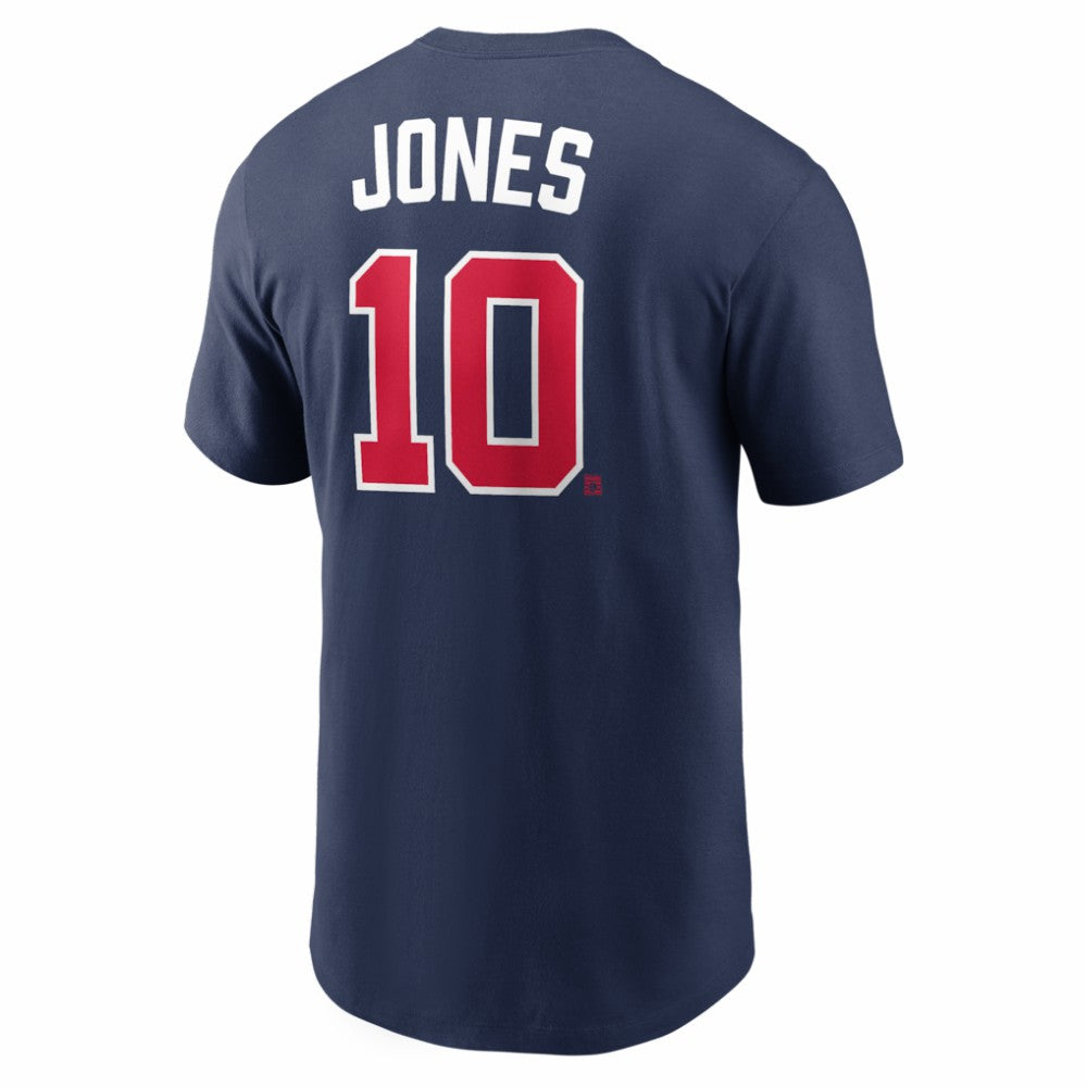 Chipper Jones Atlanta Braves Cooperstown Collection Name & Number T-Shirt - Navy | Nike