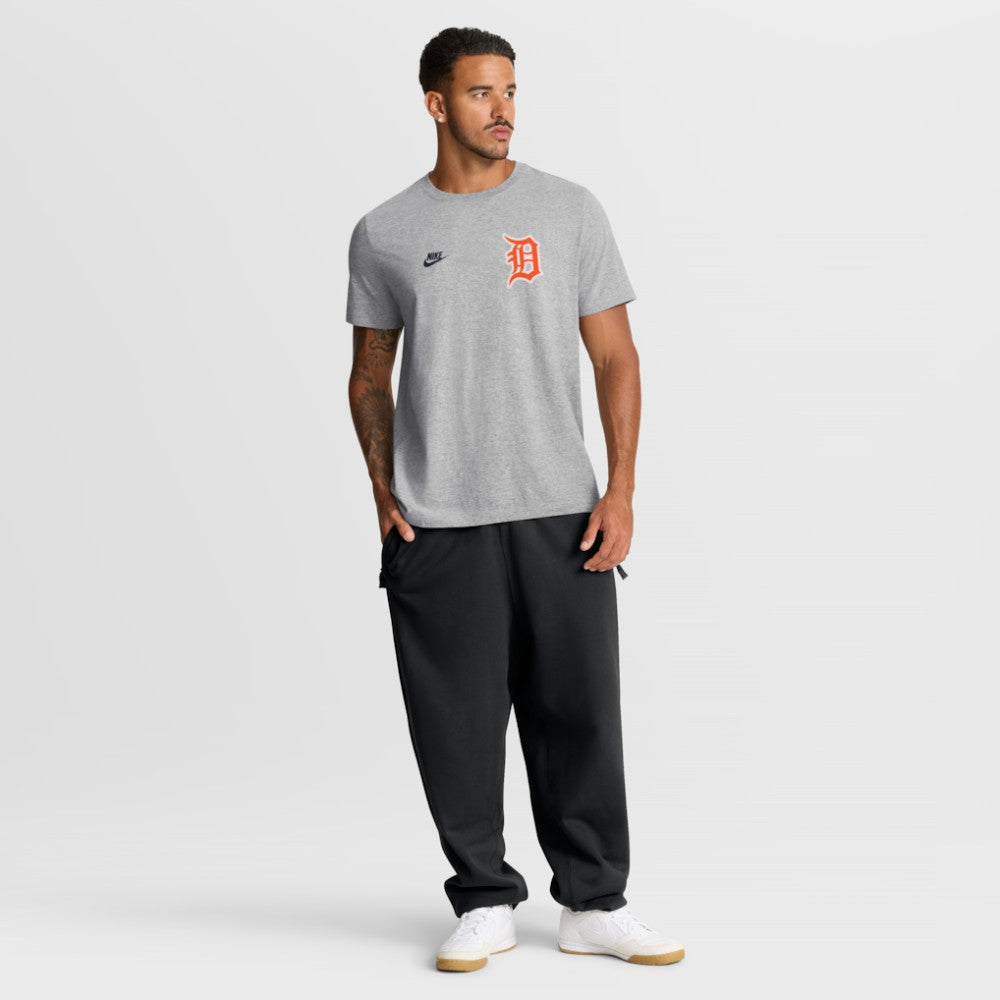 Detroit Tigers Cooperstown 2-Hit T-Shirt - Heather Gray | Nike