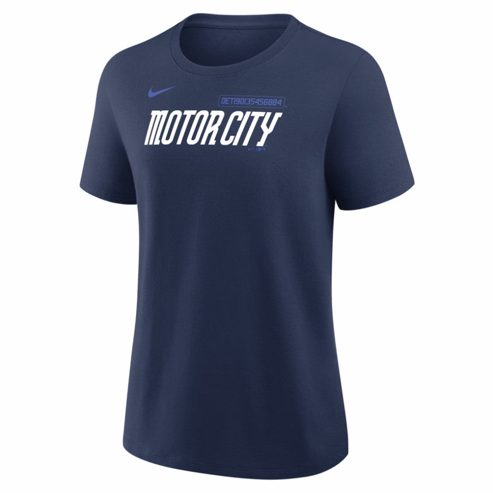 Tarik Skubal Detroit Tigers Women's City Connect Name & Number T-Shirt - Navy | Nike