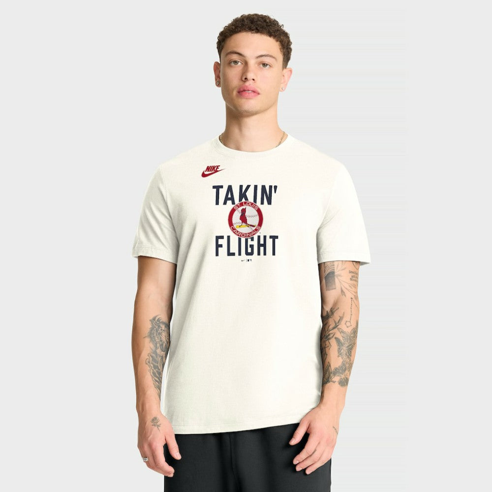 St. Louis Cardinals Cooperstown Collection ‘70s Inspired T-Shirt - Cream | Nike